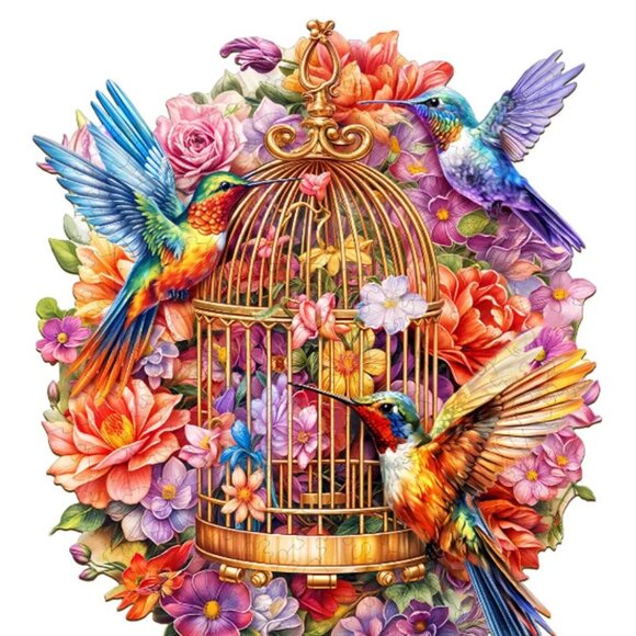 Garden Symphony wooden jigsaw puzzle - Picture 4 of 5